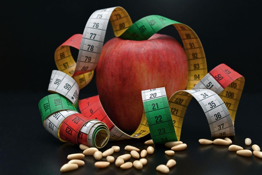 Gesunde Ernährung und Abnehmen sind häufige Vorsätze